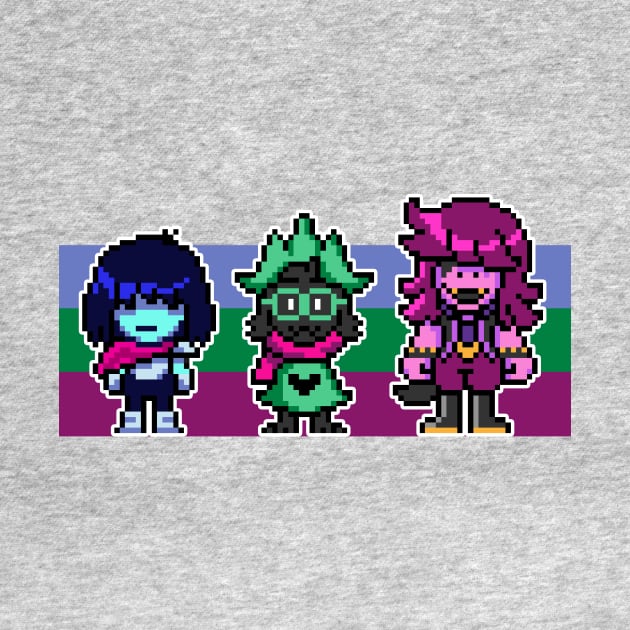 Deltarune Trio by geekmythology